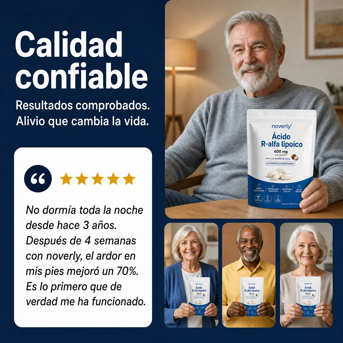 Ácido R-Alfa Lipoico 600 mg