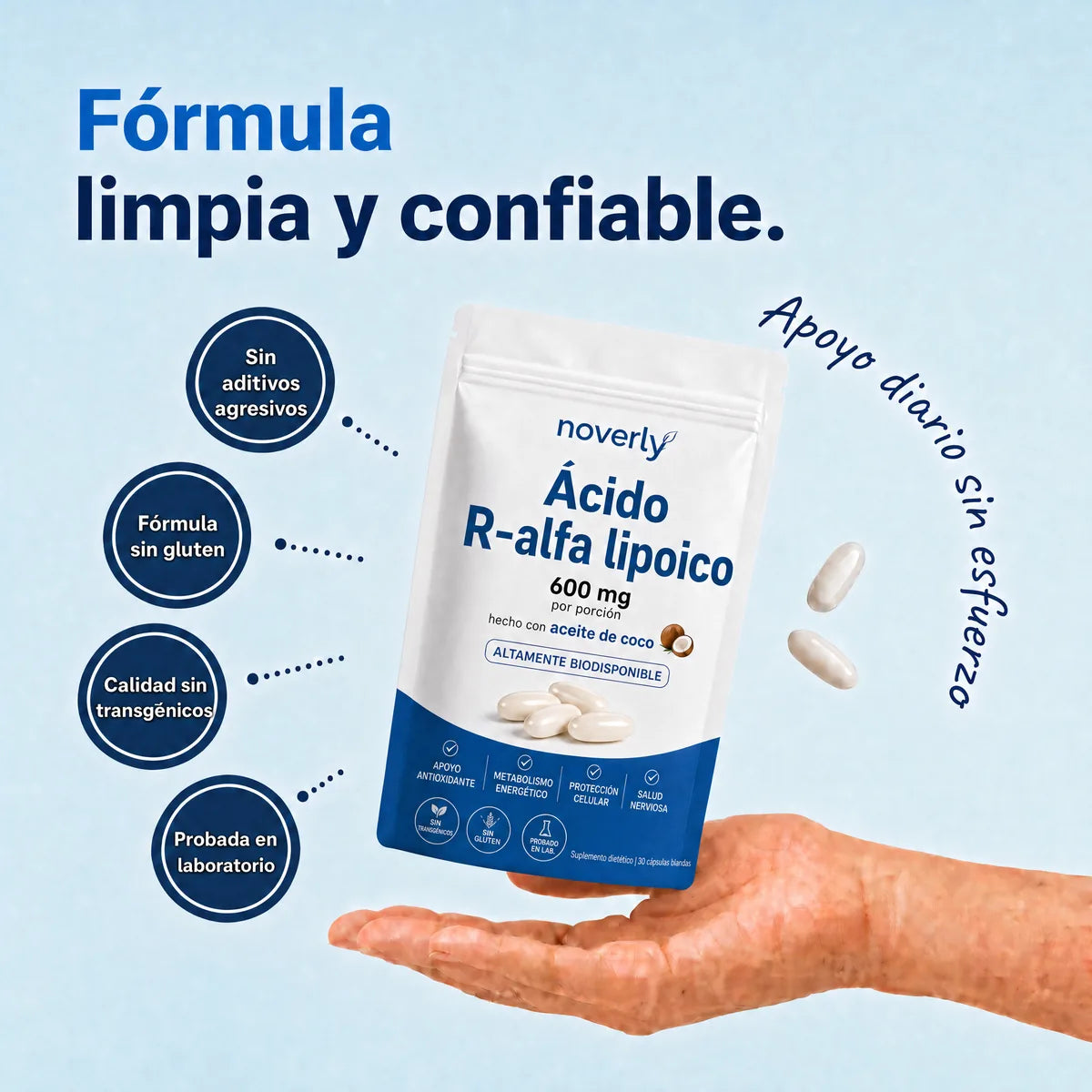 Ácido R-Alfa Lipoico 600 mg